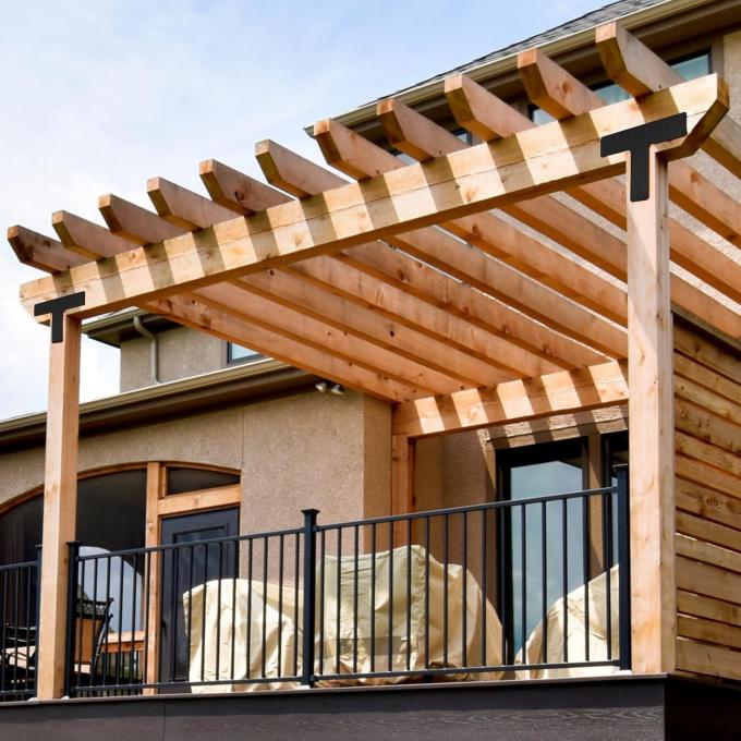 Des supports à angle droit recouverts de poudre noire pour la réparation des coins pour les meubles de maison 4