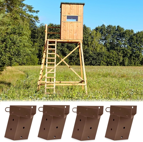 Latest company news about 4x4 Boucles d'oreilles de chasse Plateforme des supports d'ascenseur en métal lourd Support de l'ascenseur pour la prise de vue de la cabane Decks d'observation des maisons d'arbres