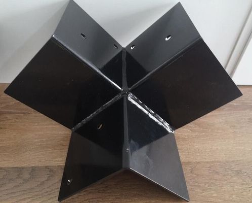 4*4 supports de pergola kits de base de poste en bois et supports de coin de pergola en métal