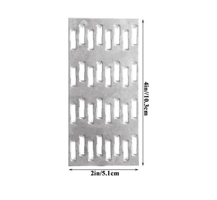 Plaque à trusses allongées Plaques à trusses allongées Plaques à trusses allongées Plaques à trusses en acier galvanisé 1 mm épaisseur dents de clous hauteur 8 mm pour les toits