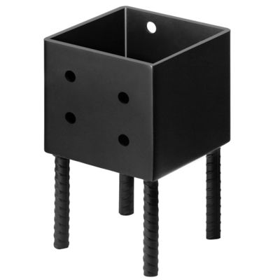 Métal support de base de poste support d'ancrage de poste point de mise à terre