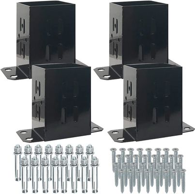 Clôture de clôture Post Base de dossier pour la balustrade de balustrade de balustrade pour pont pour la clôture du treillis et des portes