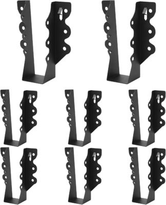 Sabot de solive de construction robuste avec ajustement universel pour bois de charpente 2