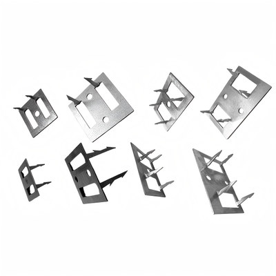 Pièces embouties galvanisées clips d'empalement fournisseur support de conception personnalisée